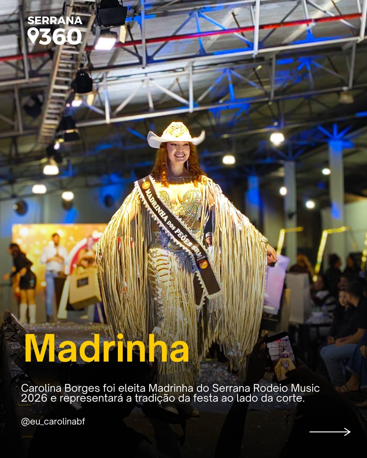 Baile da Rainha define a nova Corte Oficial do Serrana Rodeio Music 2026